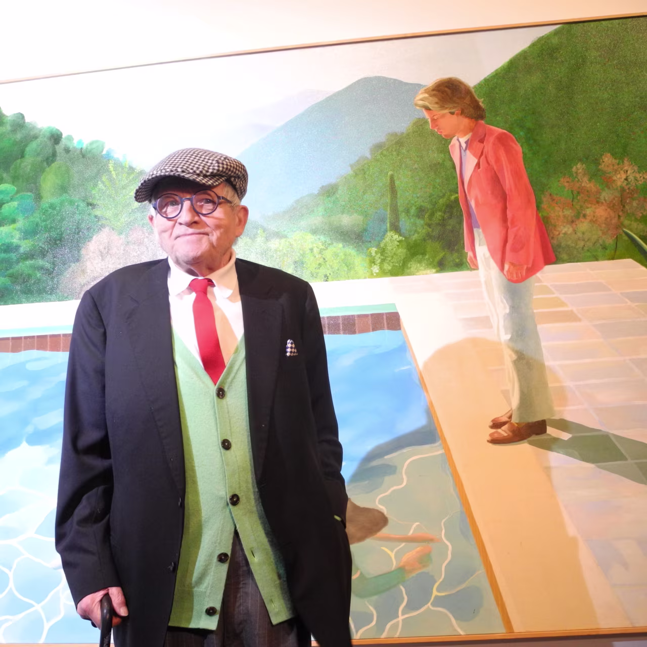 Artwork by British artist David Hockney