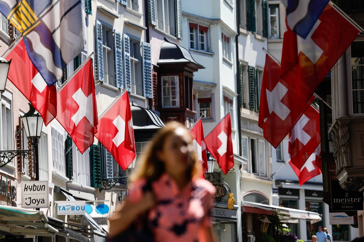Switzerland landscape and urban development
